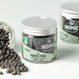 Poivre de Kampot vert confit au sel BIO