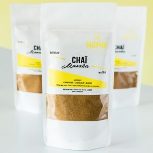 Chaï Masala BIO – Mélange d’épices Nomie pour chaï latte