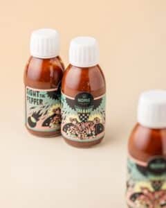 Fight the Pepper, Hot Sauce by Nomie