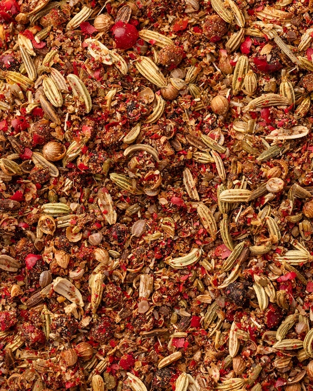 Mélanges épices gravlax - poisson mariné maison - Nomie